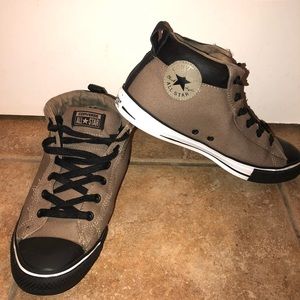 Converse Olive High Top Men 11 Women 13